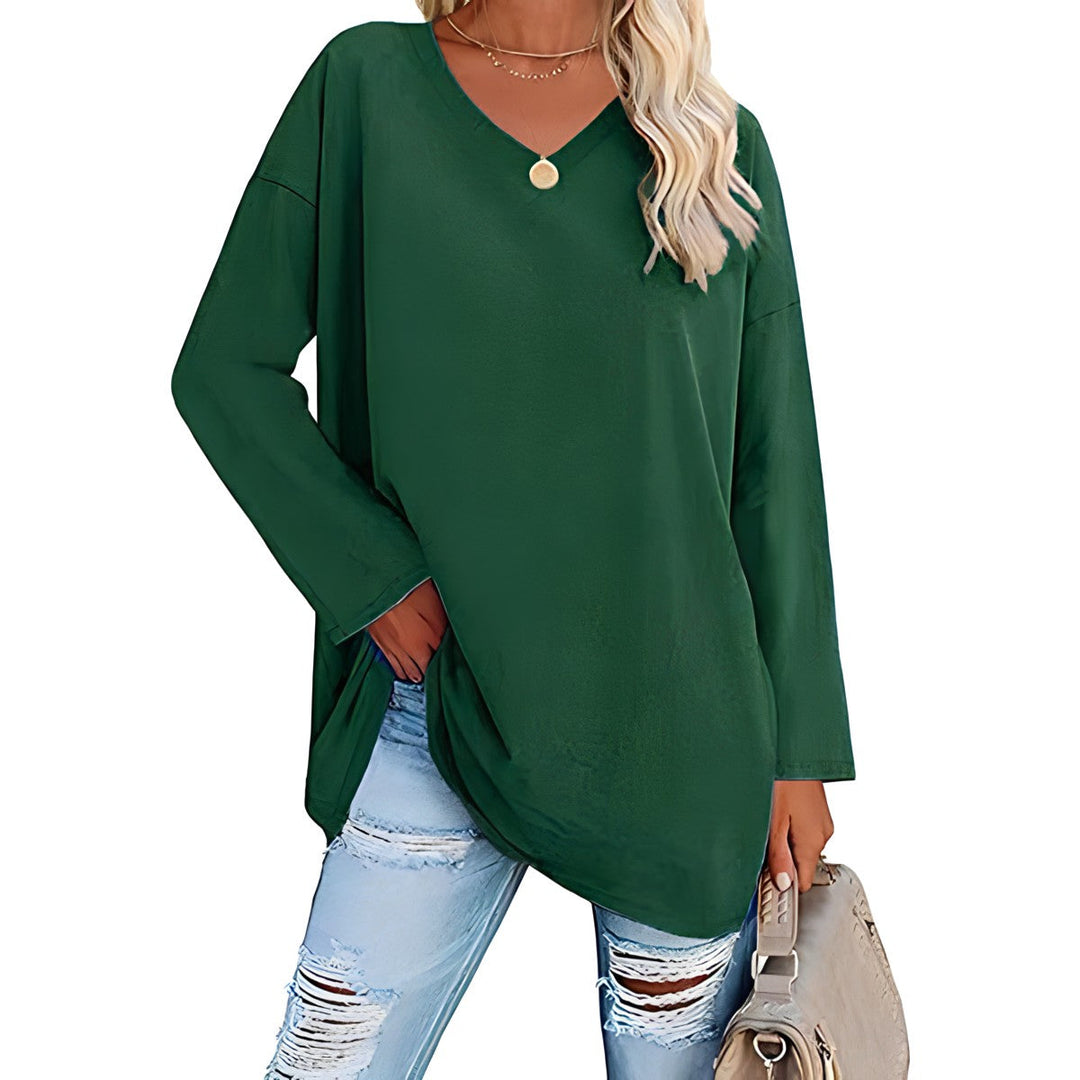 Elaine™ - Casual V-Neck Sweater