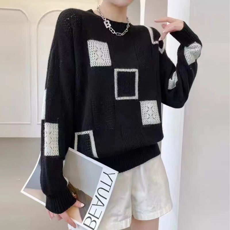 Liora™ - Cozy Geometric Sweater