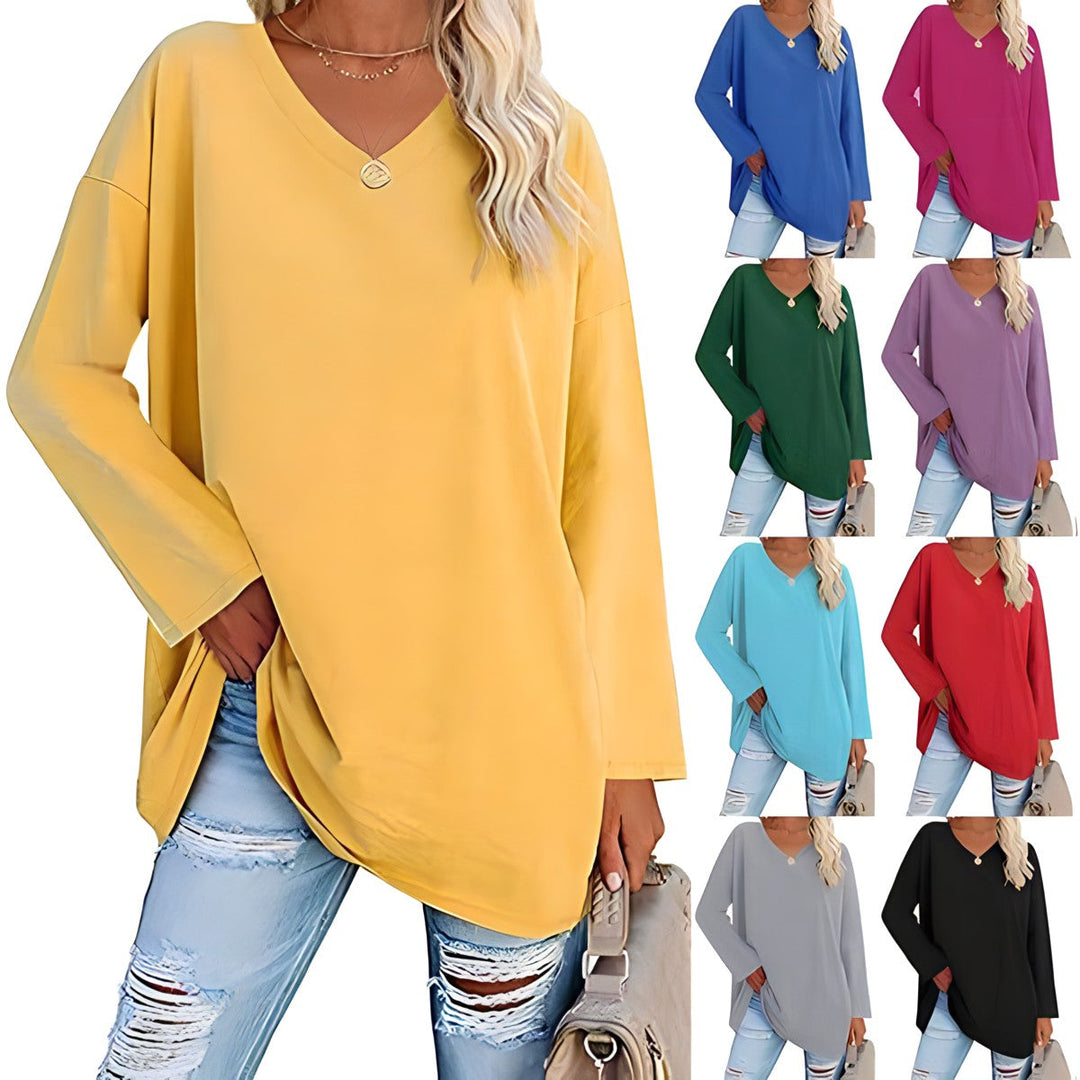 Elaine™ - Casual V-Neck Sweater