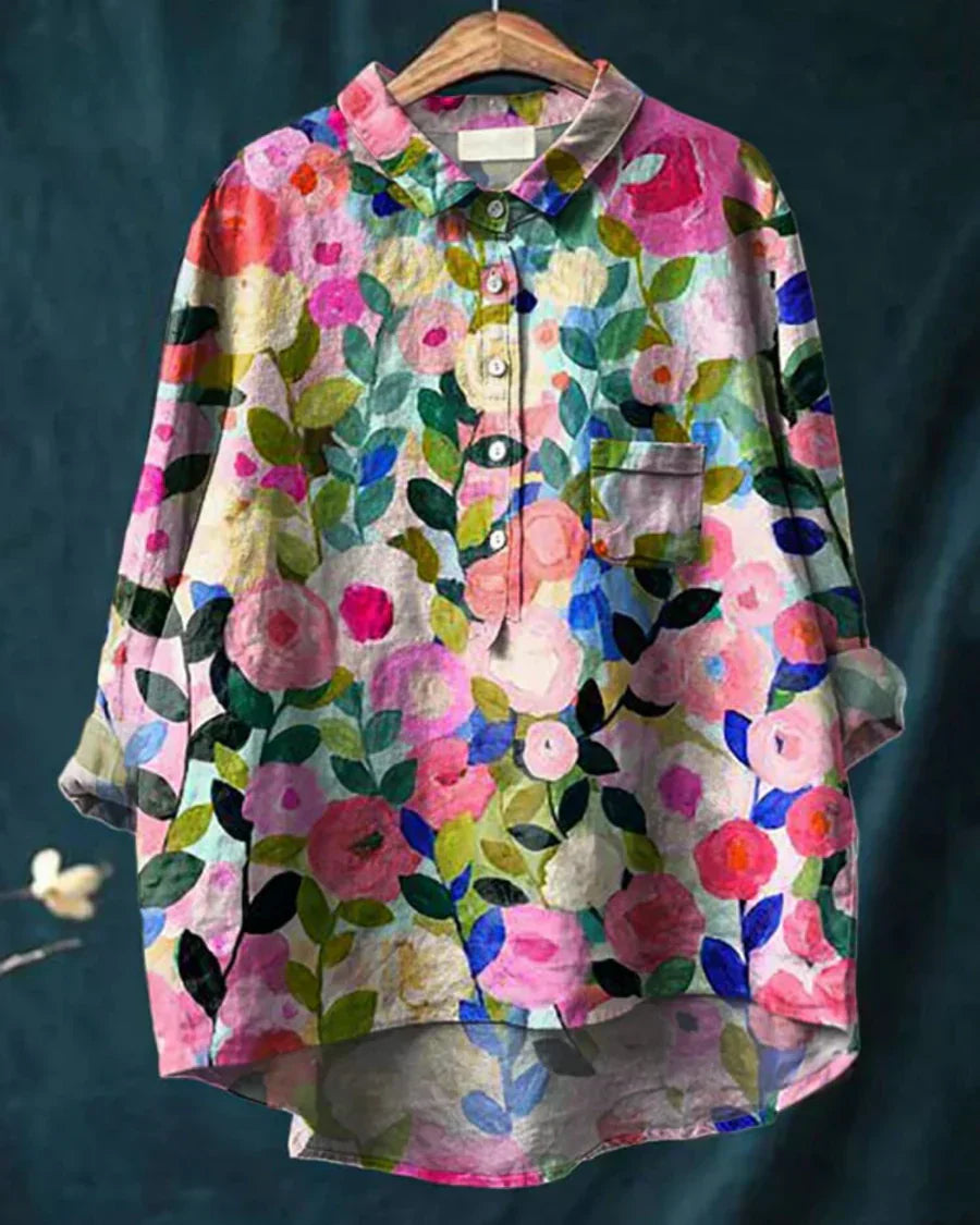 Emery - Floral Pattern Blouse