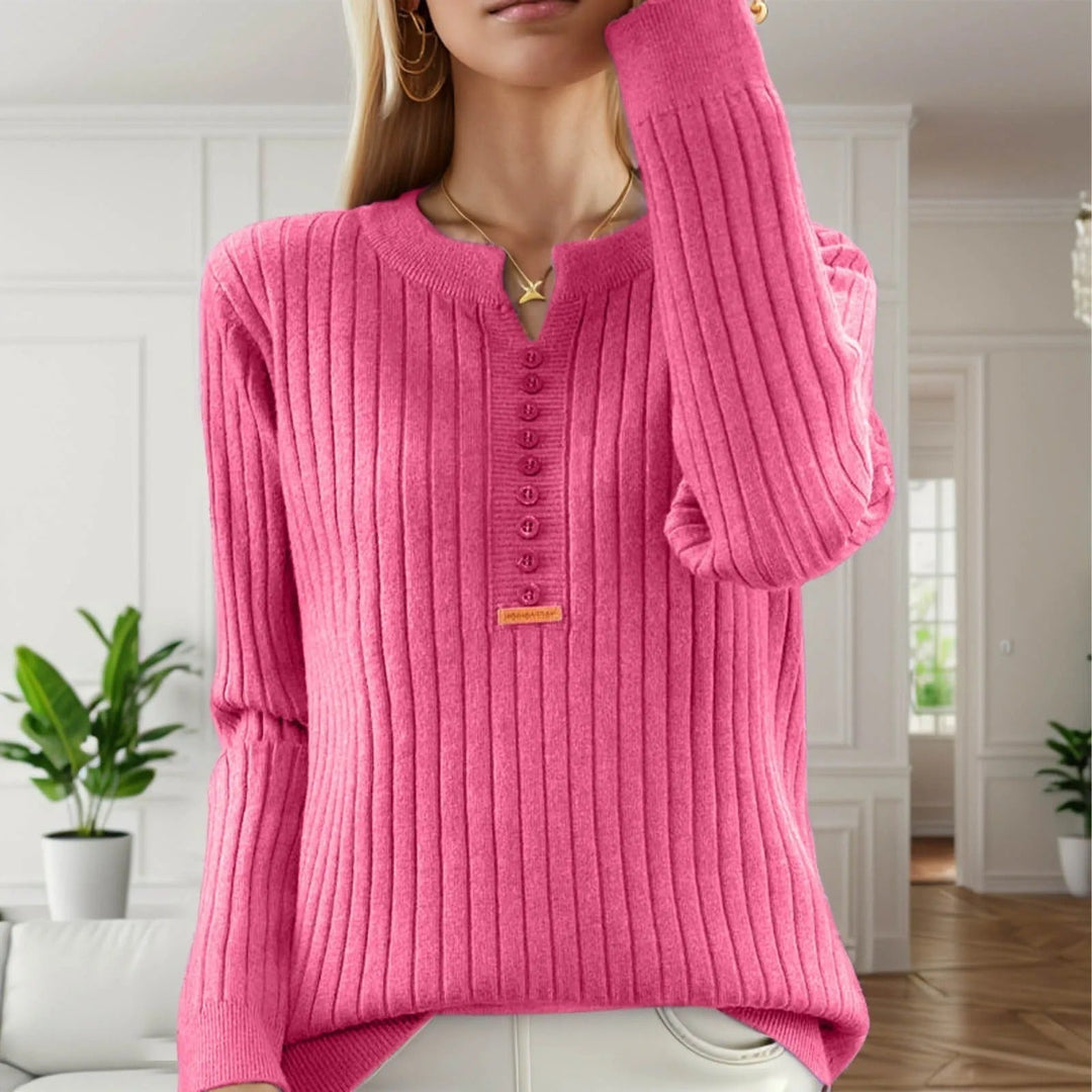 Marja - O Neck Knit Sweater