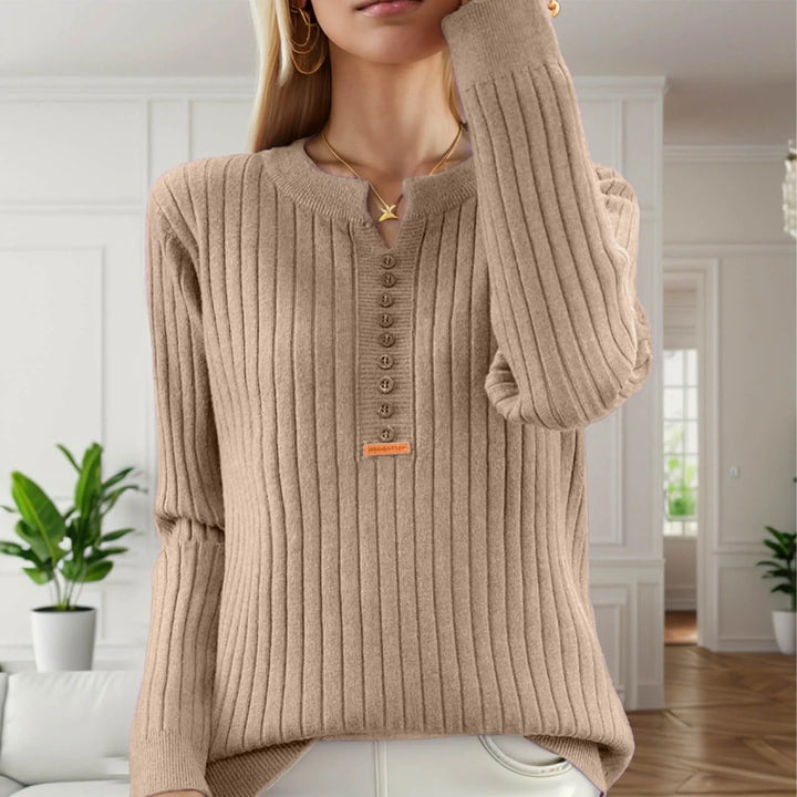 Marja - O Neck Knit Sweater