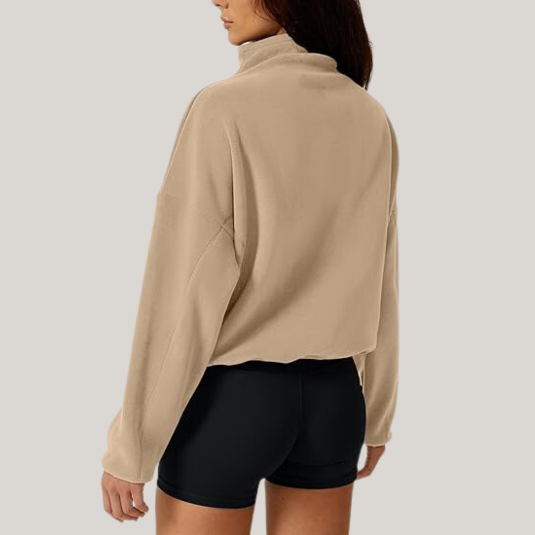 Rhea™ - Half-Zip Fleece Sweater