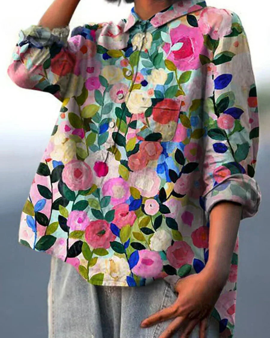 Emery - Floral Pattern Blouse