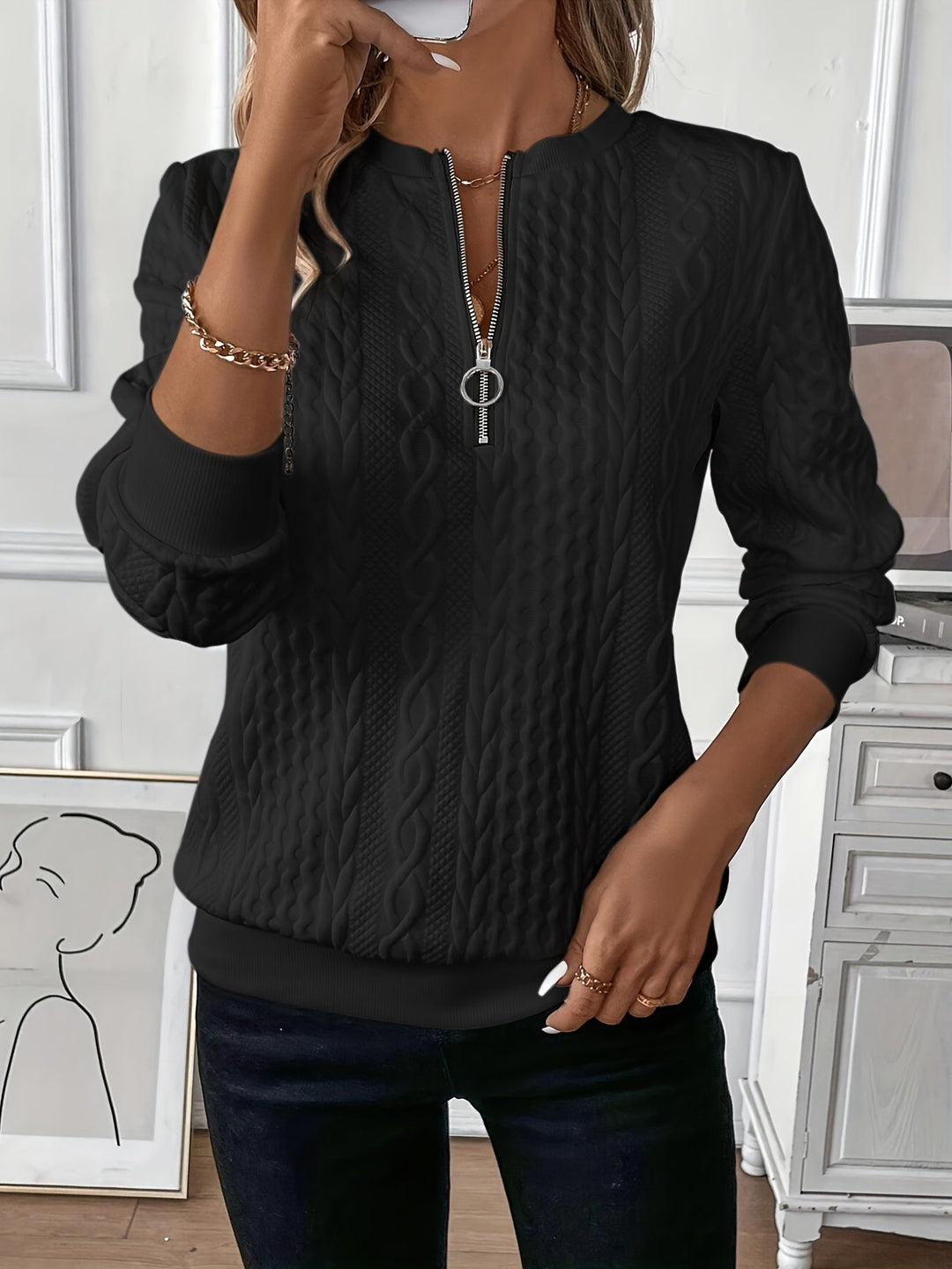 Clara™ - Zipped Stylish Sweater