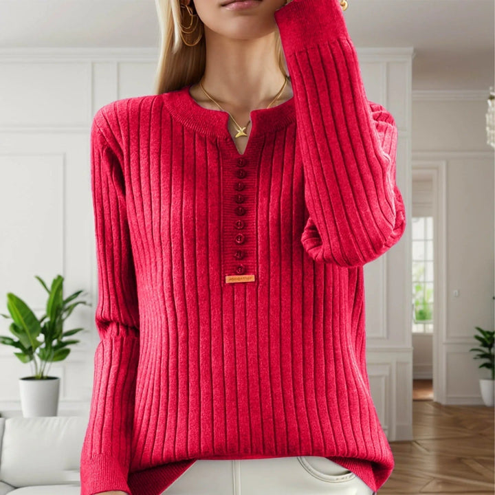 Marja - O Neck Knit Sweater