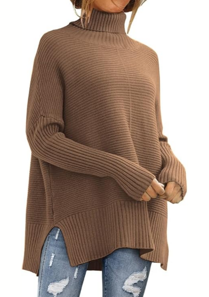 Evelyn™ - Relaxed Turtleneck Sweater