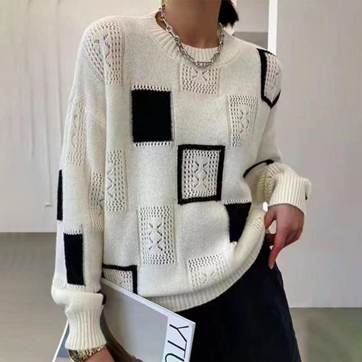 Liora™ - Cozy Geometric Sweater