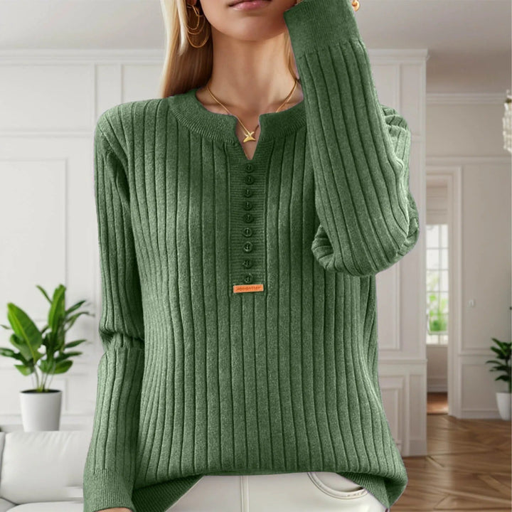 Marja - O Neck Knit Sweater