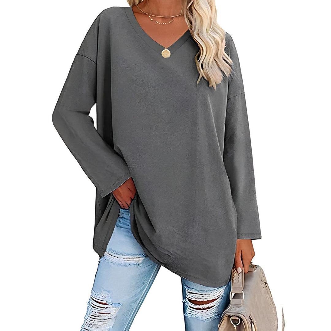 Elaine™ - Casual V-Neck Sweater