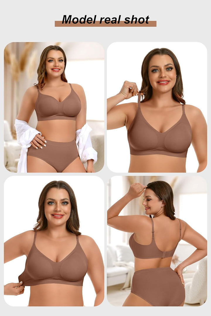 Seamless Bra - No Underwire Push Up