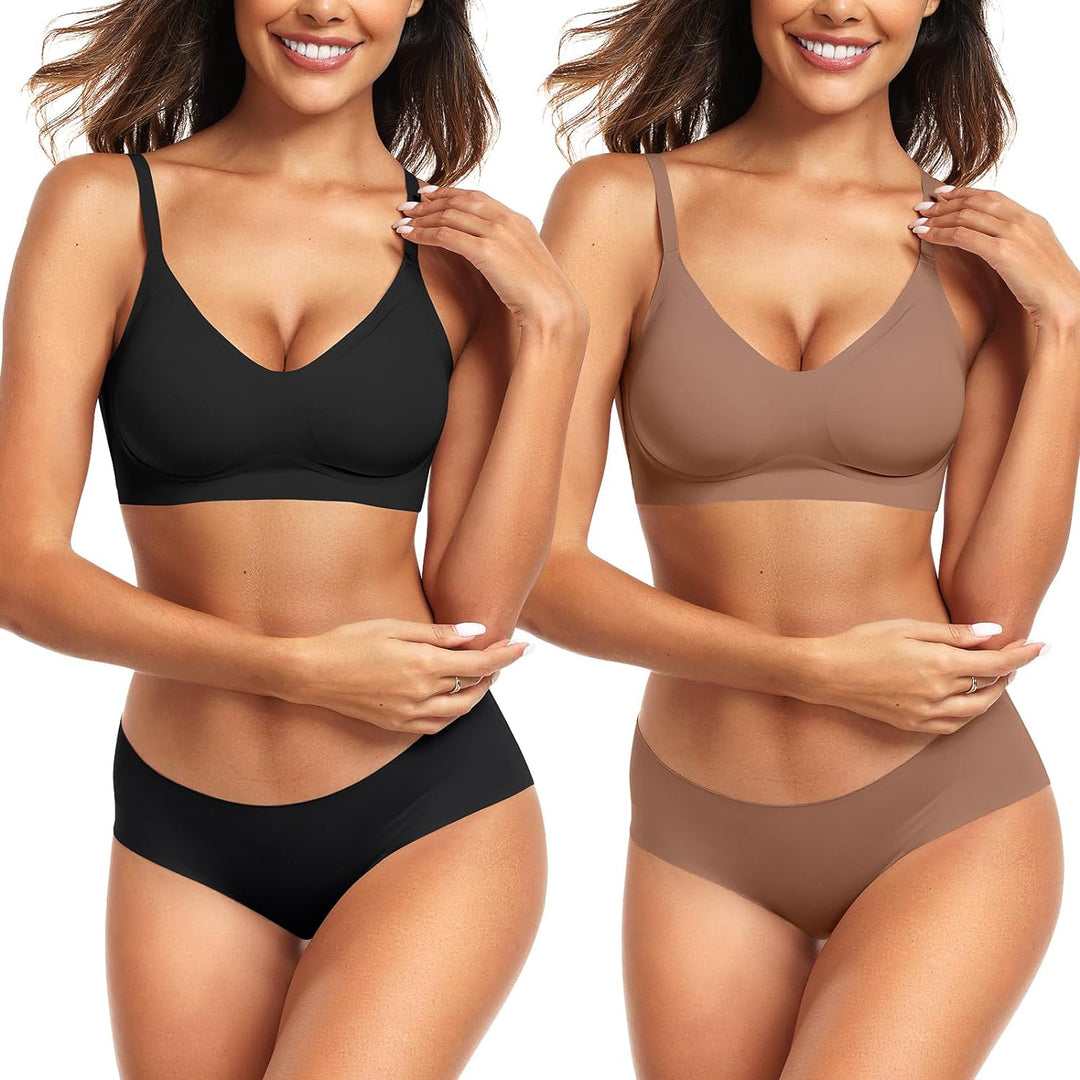 Seamless Bra - No Underwire Push Up