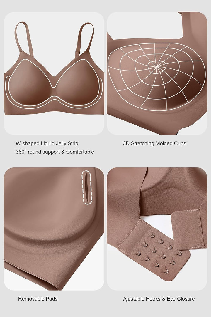 Seamless Bra - No Underwire Push Up