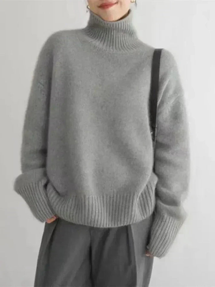 Diana - Cozy Soft Knit Turtleneck Sweater