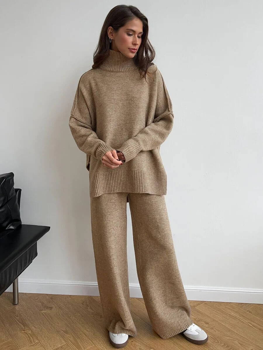 Anne | Turtleneck Knit Set