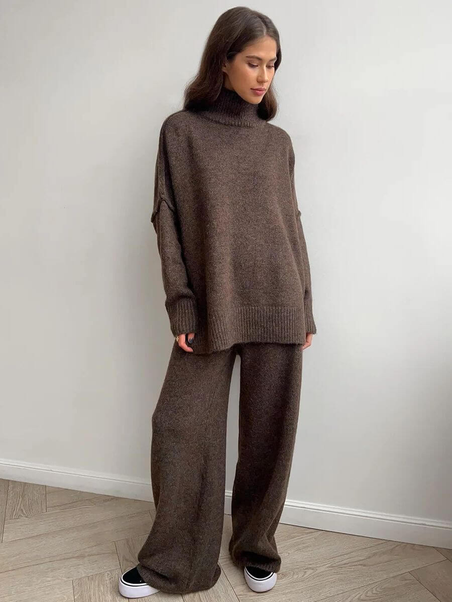 Anne | Turtleneck Knit Set