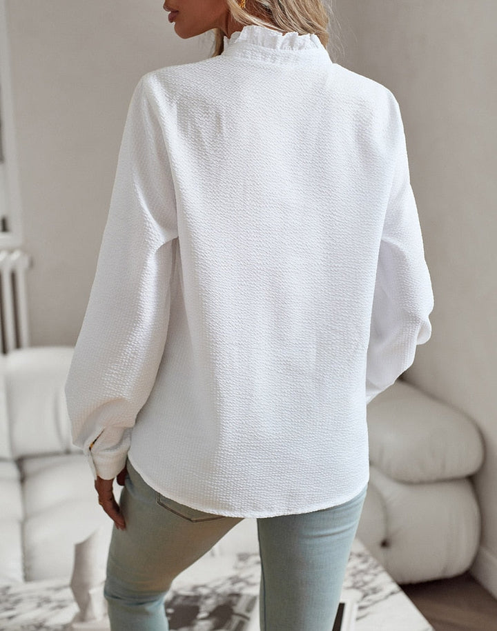 Belle - Elegant Polo Blouse