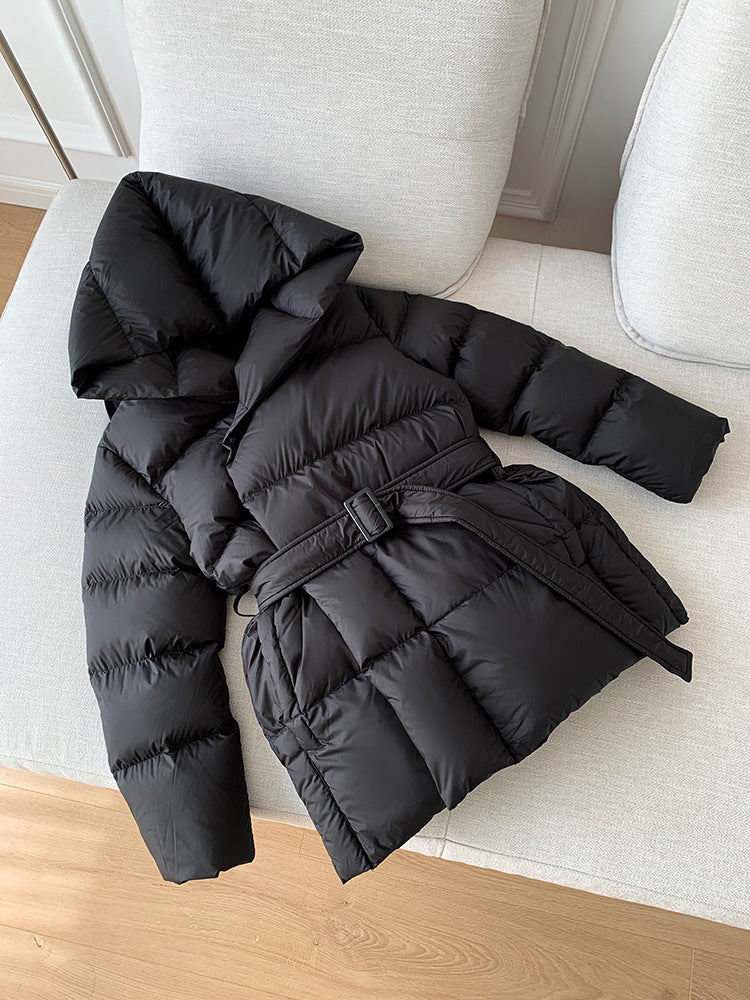 Luna™ - Belted Quilted Hooded Jacket