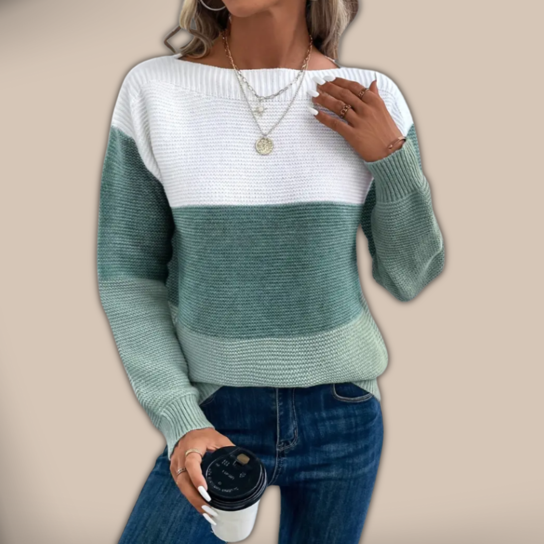 Calista - Elegant Long-Sleeve Sweater