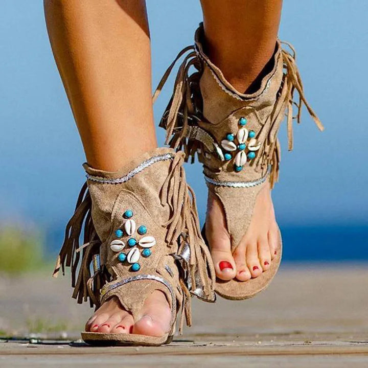 Hera™ - Fringe Boho Sandals