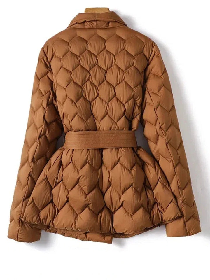 Elena™ - Quilted Belted Jacket