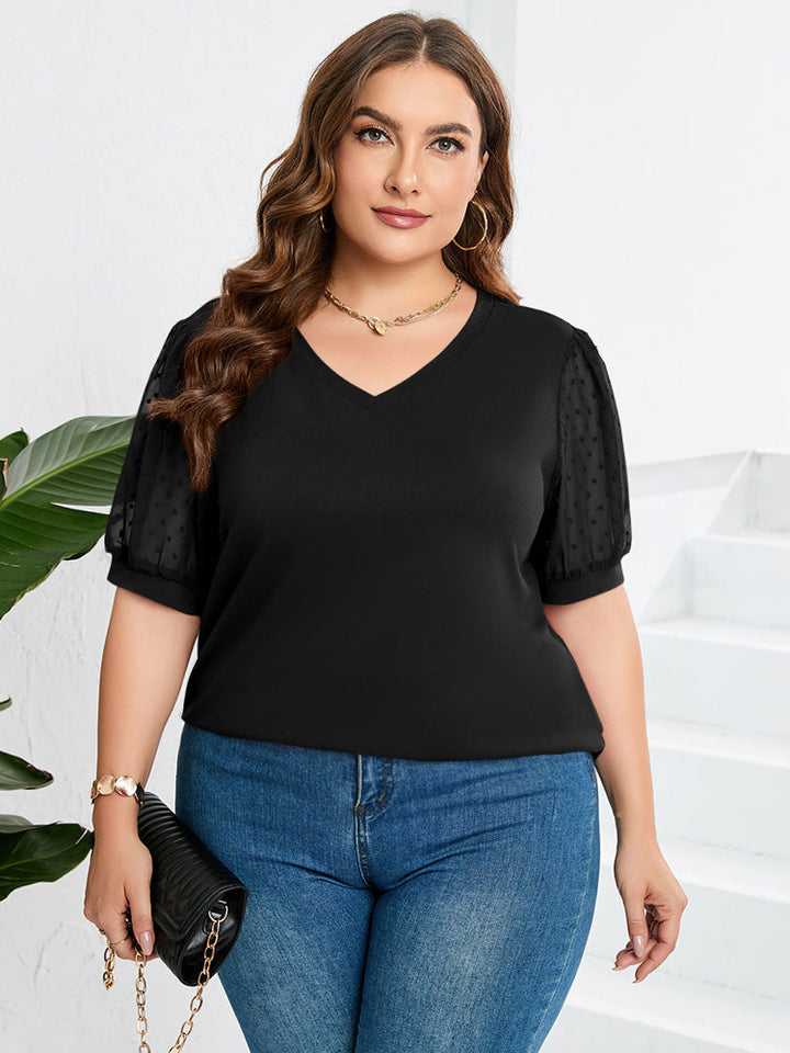 Rhianna™ - Elegant Puff-Sleeve Top