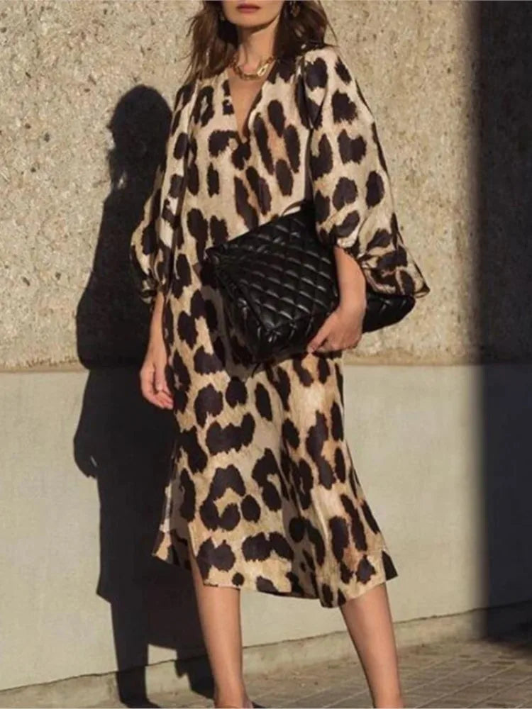 Lisa | Leopard Print Dress