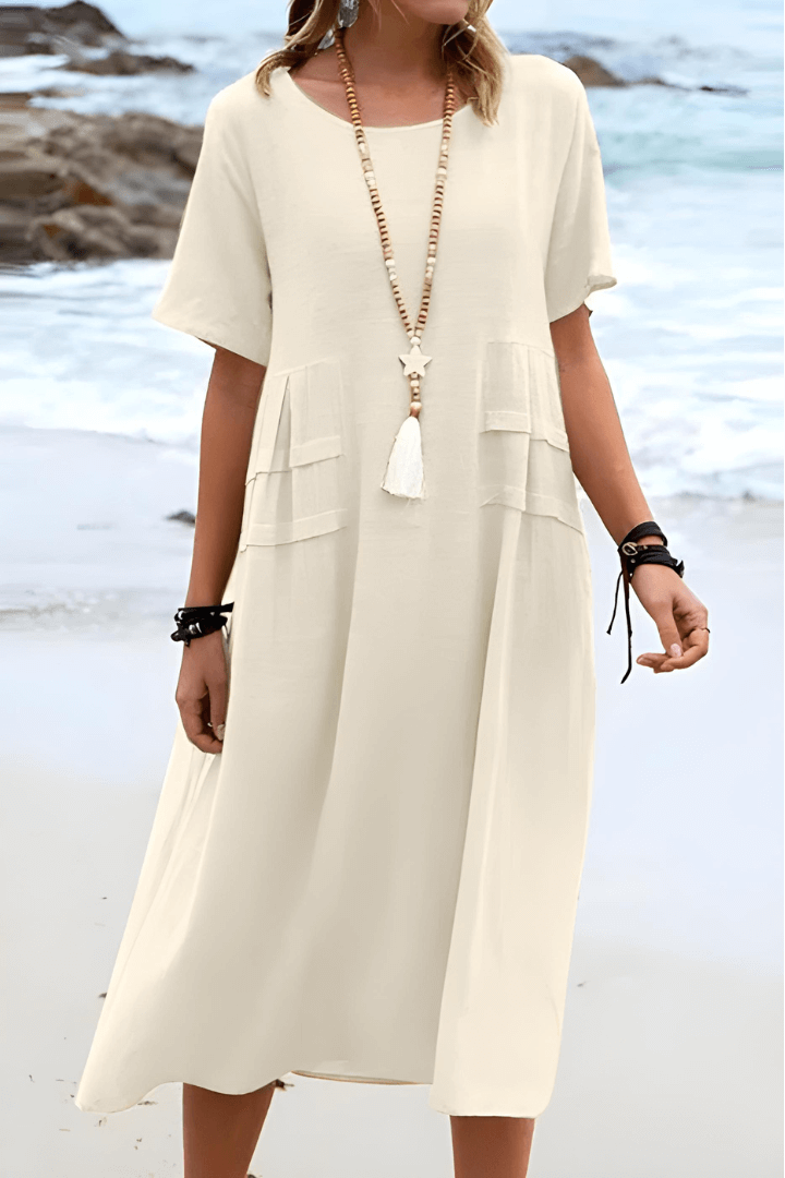 Aria™ - Summer Linen Dress