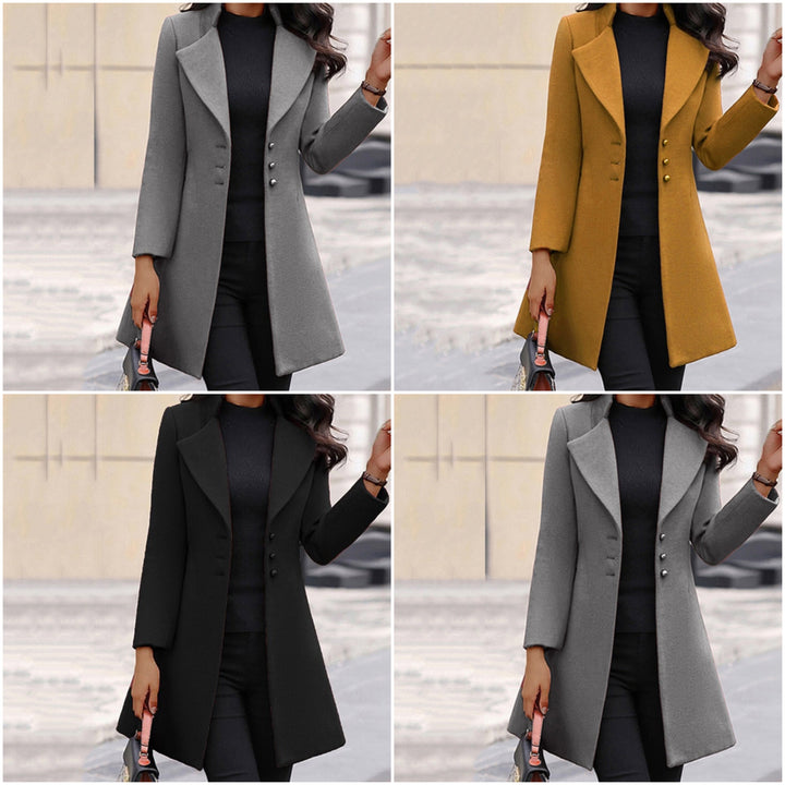 Vivienne™ - Classic Button-Detail Coat