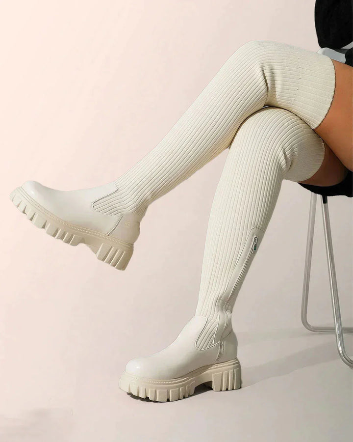 Stretchy | Knit Boots