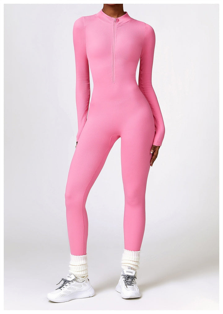 SERENA - Zip Up Jumpsuit Long Sleeve