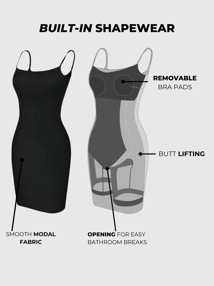 Slip Midi Shapewear Dress