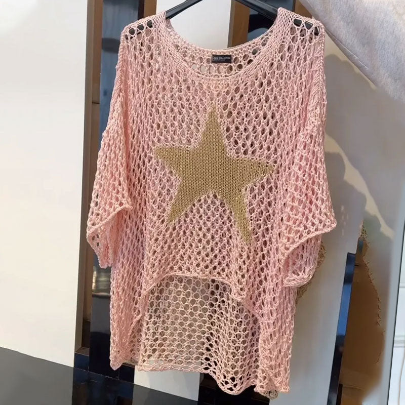 Jiah™ - Starry Knit Top